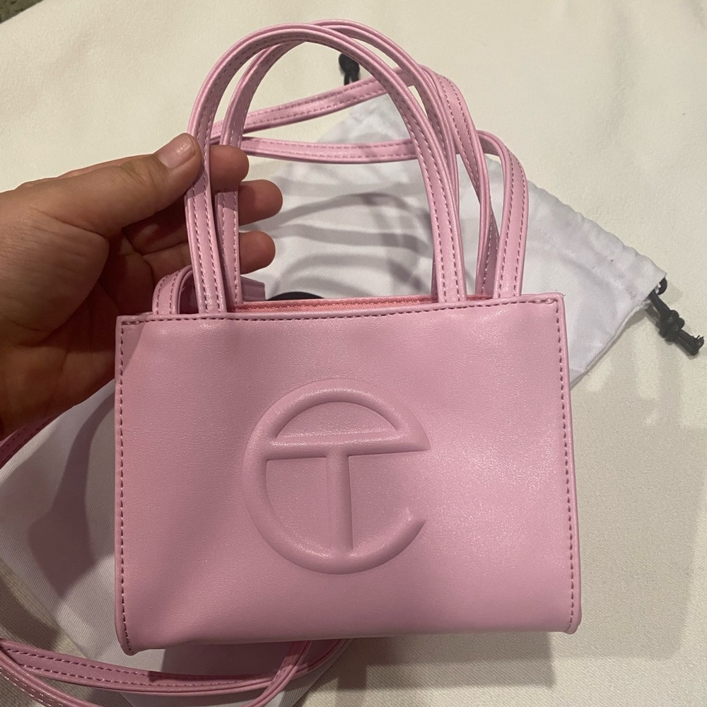 Mini Bubblegum Pink Telfar Bag